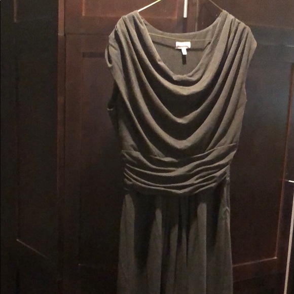 Dark Gray Linea Domani Dress . Gently used. - Picture 1 of 4